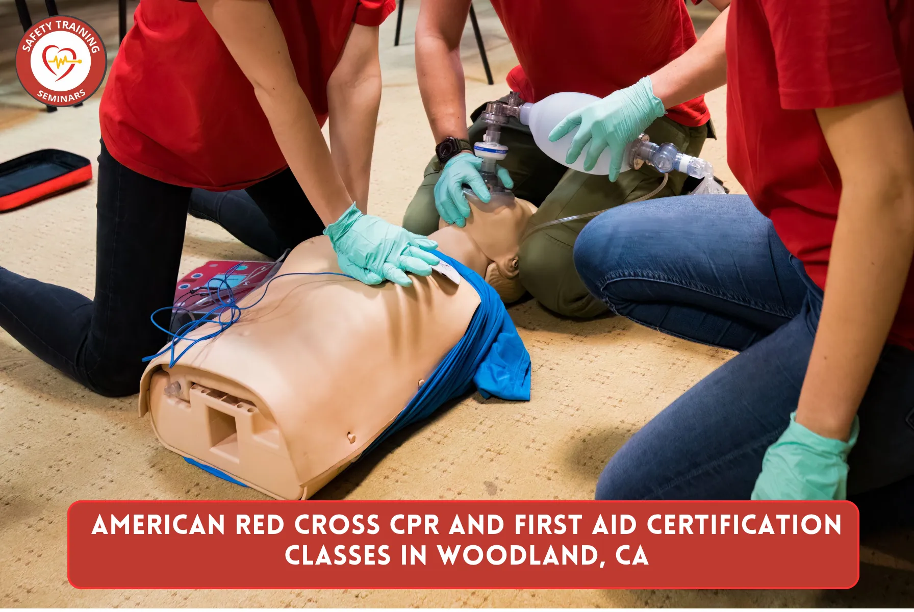 American Red Cross CPR and First Aid Certification Classes in Woodland, CA